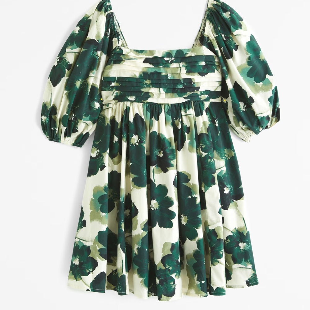 Abercrombie Emerson puff sleeve mini dress